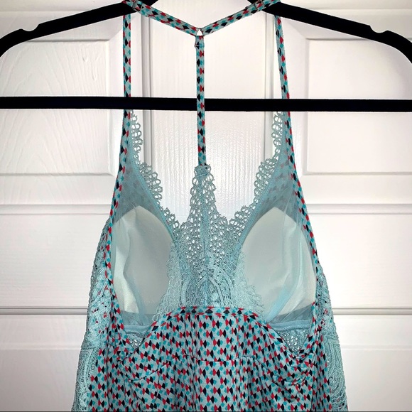 Victoria’s Secret Cotton Lace Blue Nightie Sz S - Picture 3 of 6